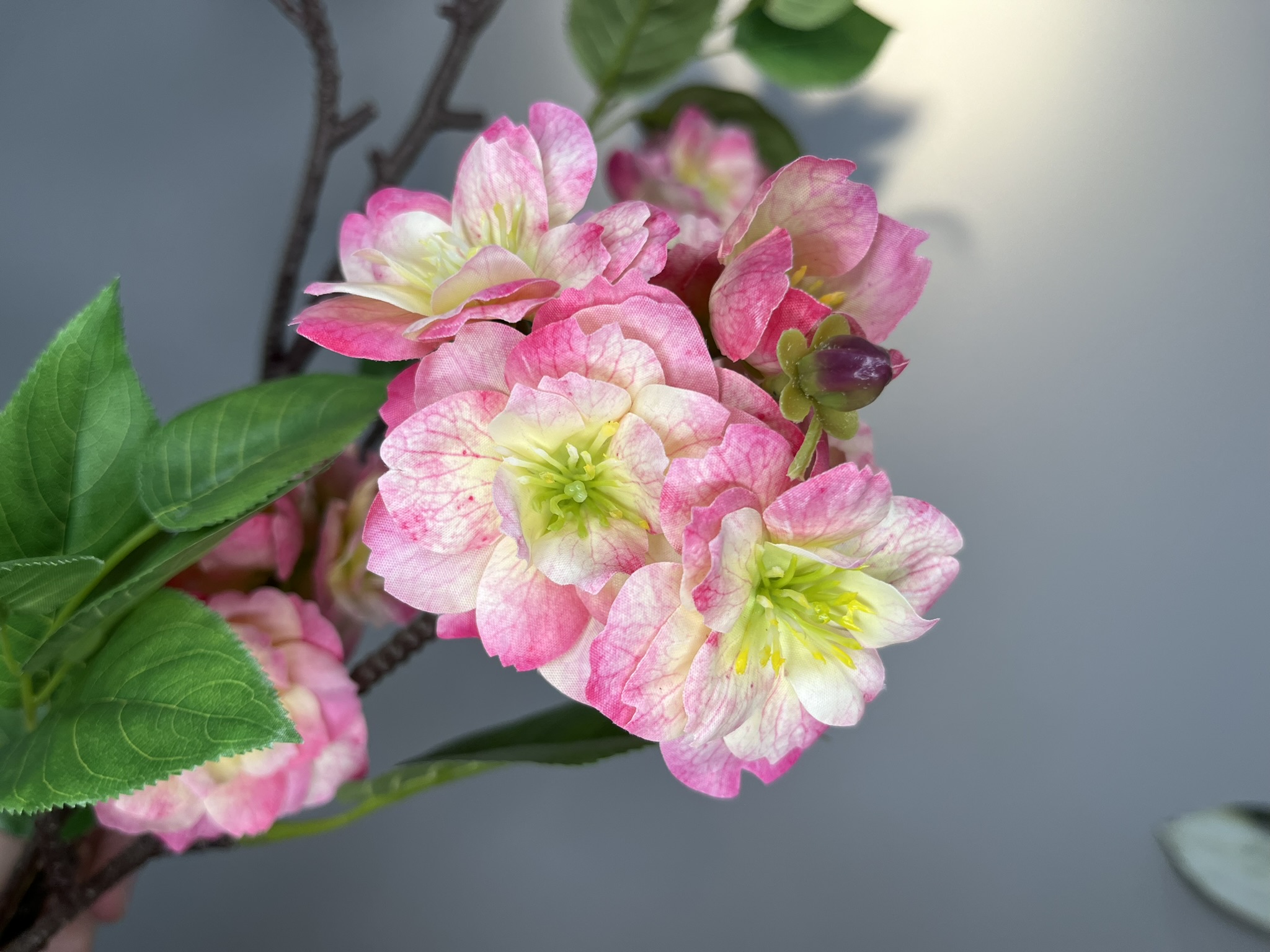 RAMA CEREZO ROSA 125CM X 4 RAMAS CON FLOR